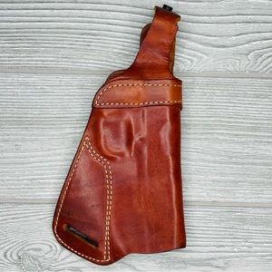 Vintage leather guide gear holster for cougar Beretta tactical belt accessory
